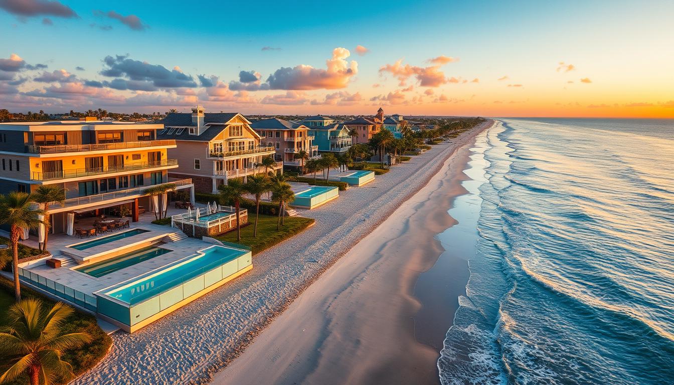 Luxury beachfront properties